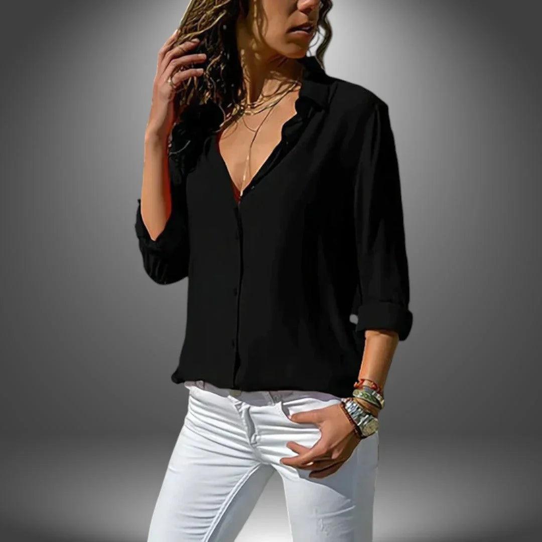 Valeria | Blouse Classique à Boutons