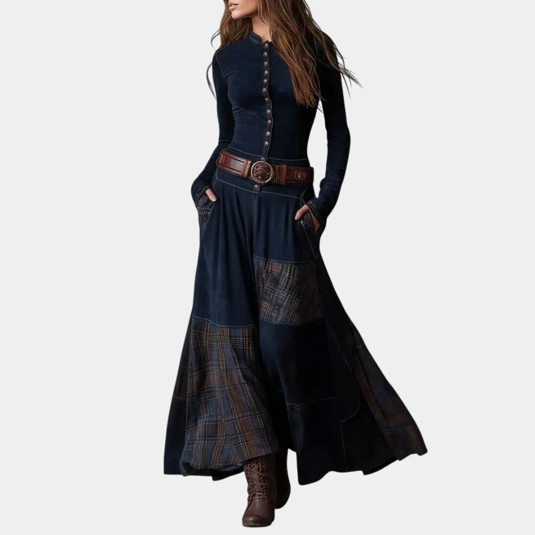 Leonora | Robe longue vintage